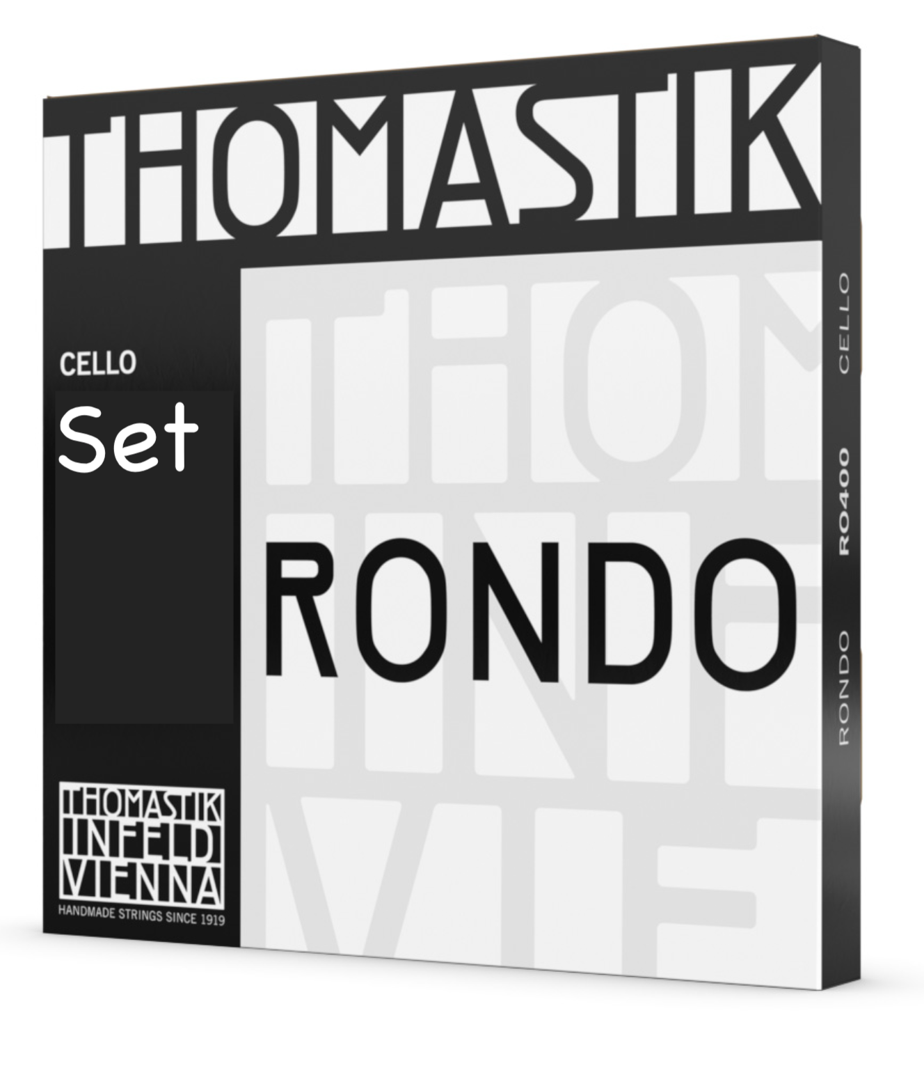 Rondo cello string set by Thomastik-Infeld, straight