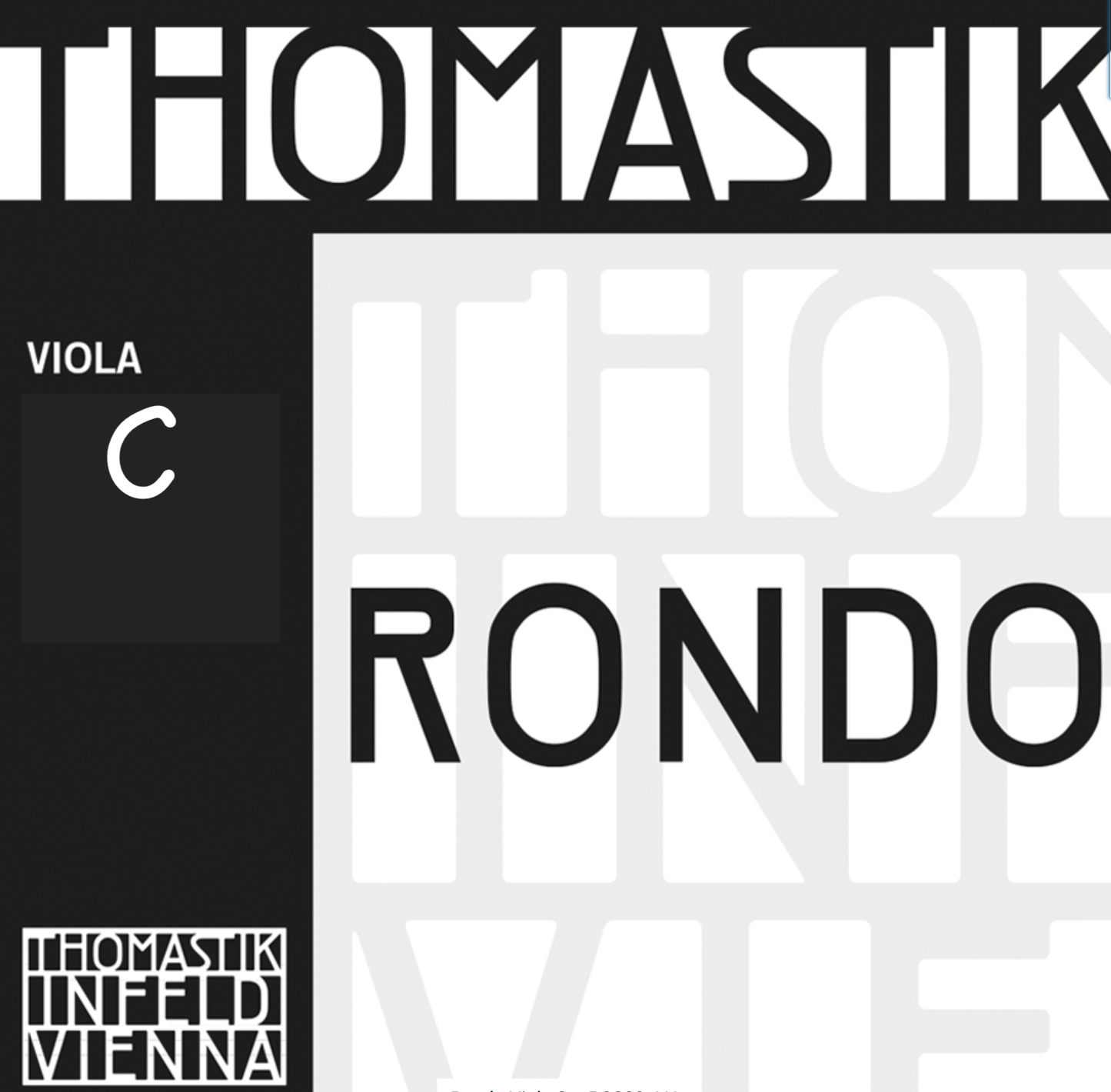 Rondo viola C string, tungsten-silver wound, by Thomastik-Infeld, straight
