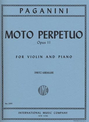 Paganini, Niccolo (Kreisler): Moto Perpetuo Op.11 (violin & piano)