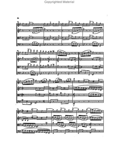 Brahms, J. (Reiser, ed.): String Quartet in Bb Major, Op. 67, urtext (score)