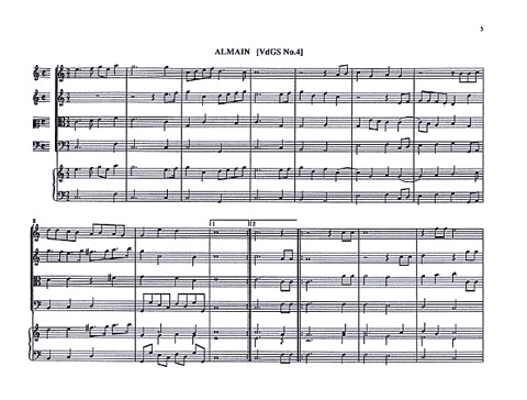 Jenkins, John: 18 Four-Part Airs (2 violins, viola, cello) score & parts