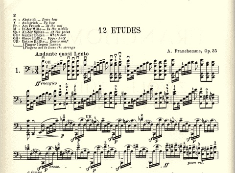 Franchomme: Etudes Op.35 (cello) PETERS