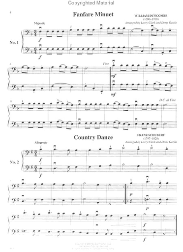 Clark, Larry & Doris Gazda: Progressive Duets, Vol.1 Easy to Medium (2 basses)