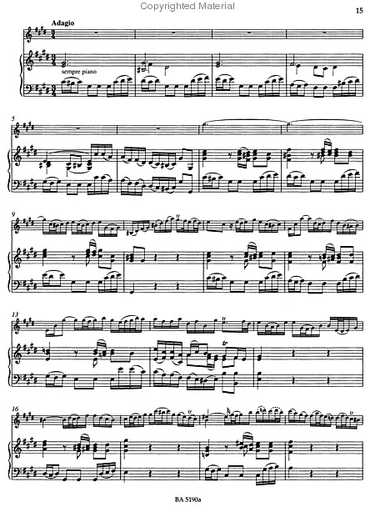 Bach, J.S. (Manze): Concerto in E major BWV 1042 (violin & piano) Barenreiter Urtext