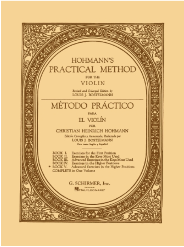 Hohmann, C.H.: Practical Violin Method Vol.5