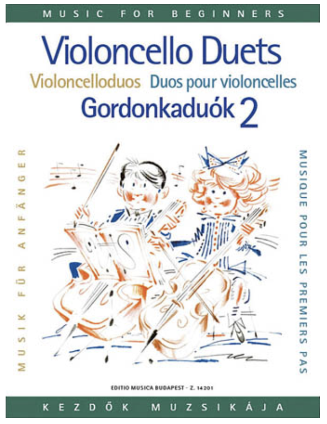 Pejsik, Arpad: Violoncello Duos for Beginners Vol.2 (2 cellos)