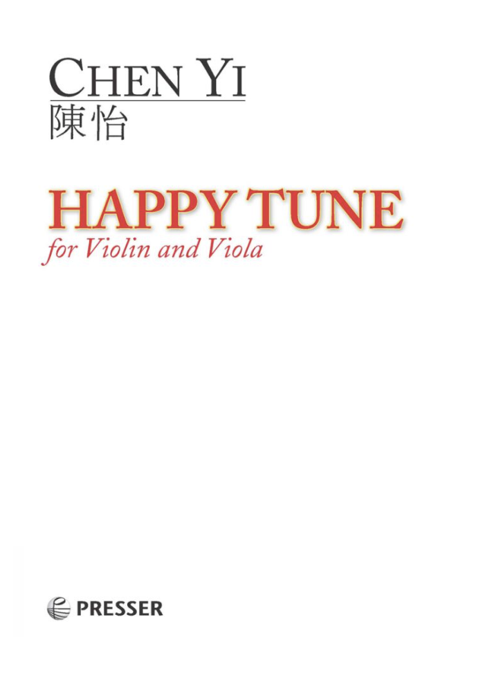 Yi: Happy Tune (violin and viola) Presser