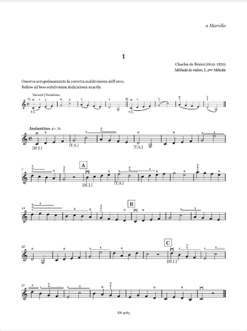 Perlini: Studies for Violin Vol 1: I-III Positions from Elementary to Kreutzer Studies (violin) RICORDI