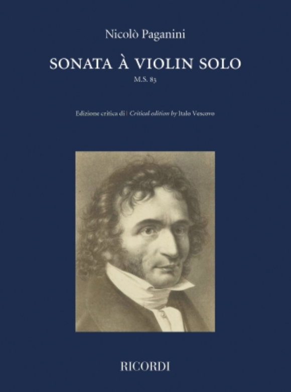 Paganini (Vescovo): Sonata a Violin Solo, M.S. 83 RICORDI