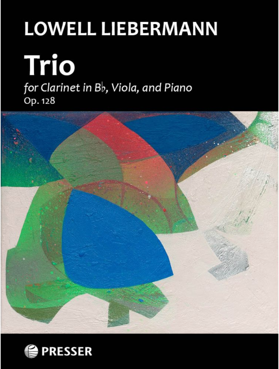 Liebermann: Trio Op. 128 (clarinet, cello, piano) PRESSER