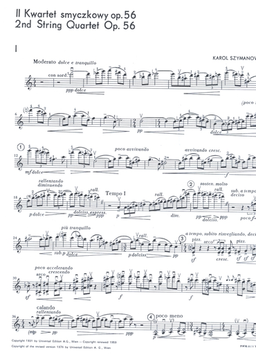Szymanowski, Karol: String Quartets No. 1 and 2