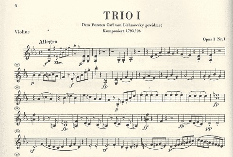 Beethoven, L.van (Raphael, ed.): Piano Trios, Vol.1, urtext (violin, cello, and piano)