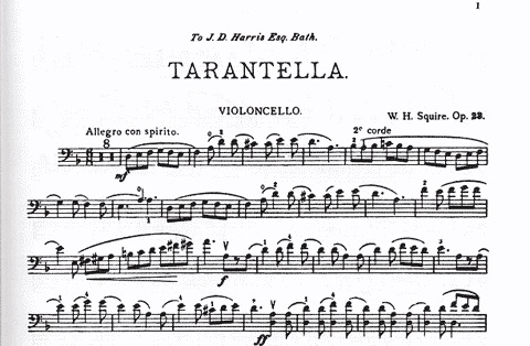 Squire, W.H.: Tarantella Op.23 (cello & piano)