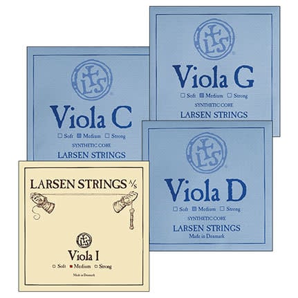 Larsen Original viola string set, medium, Denmark,