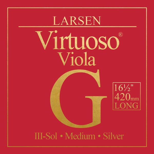 Larsen Virtuoso silver viola G string, Denmark,