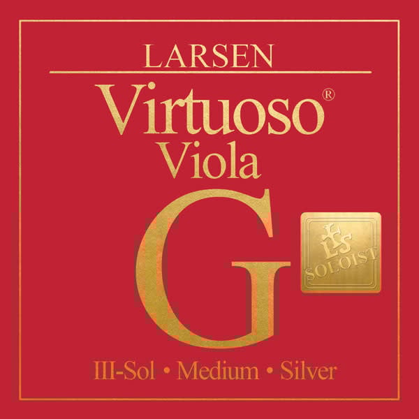 Larsen Virtuoso silver viola G string, Denmark,