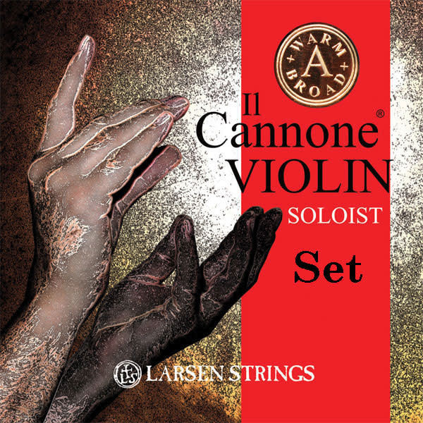 Larsen Il Cannone Soloist violin string set with warm/broad A-string, Denmark | Metzler Violins