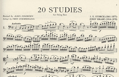 Storch-Hrabe (Zimmerman): 57 Studies Vol.2 (bass)