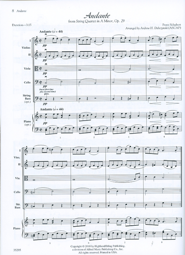 Dabczynski: SCORE Classic String Quartets for Festivals, Weddings, Occasions