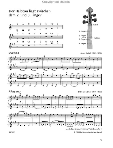 Sassmannshaus, Egon: Early Duets Vol. 3 (2 Violins) Barenreiter