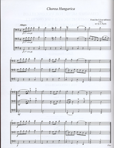 Pejtsik: Chamber Music for 3 Cellos Vol.11 (3 cellos) score & parts, Edito Musica Budapest