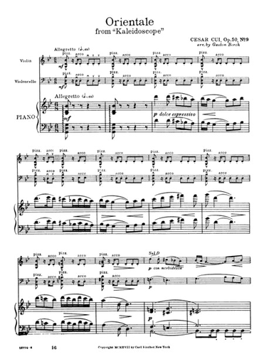 Ambrosio, W.F.: Encore Trio Album (Violin, Cello & Piano)