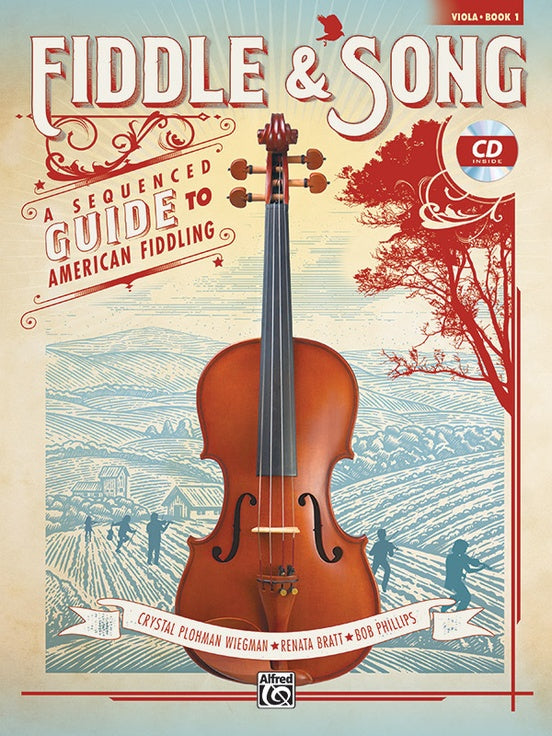 Wiegman: Fiddle & Song, Book 1, A Sequenced Guide to American Fiddling, Viola Book + CD, Alfred