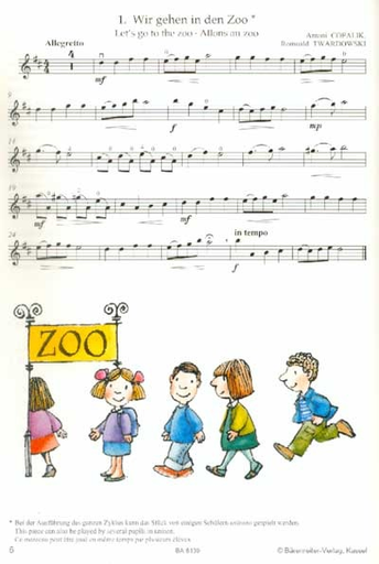 Cofalik, A.: At the Zoo (violin & piano) Barenreiter