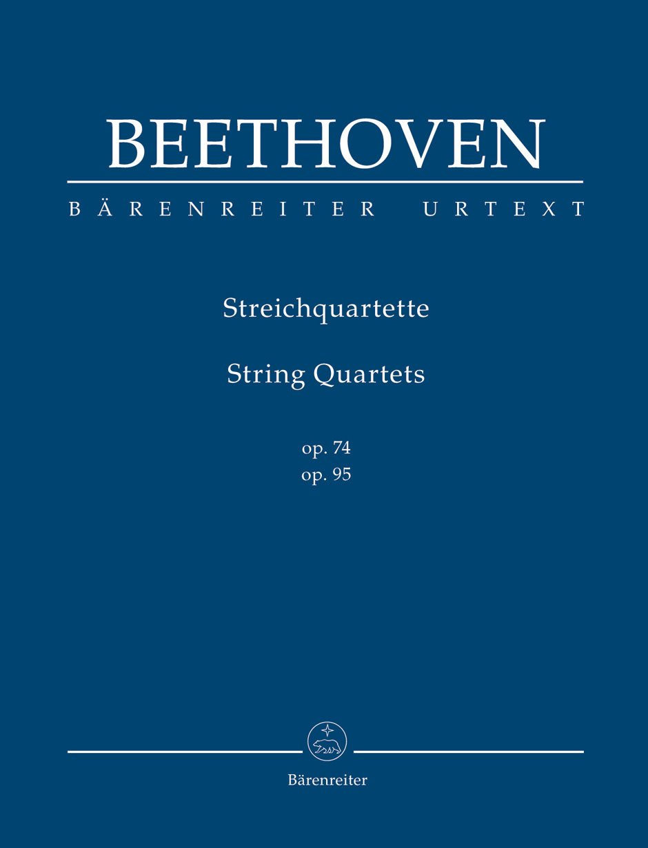 Beethoven (Del Mar): String Quartets, Op. 74 & 95, Urtext (study score) Barenreiter