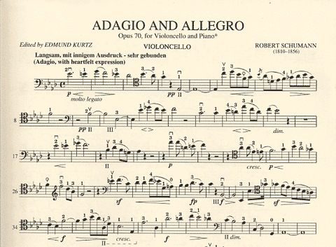 Schumann, Robert: Adagio & Allegro Op.70 (cello & piano) IMC