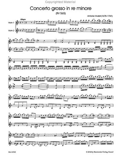 Bodunov, V.: Advanced Violin Duos (two violins) Barenreiter