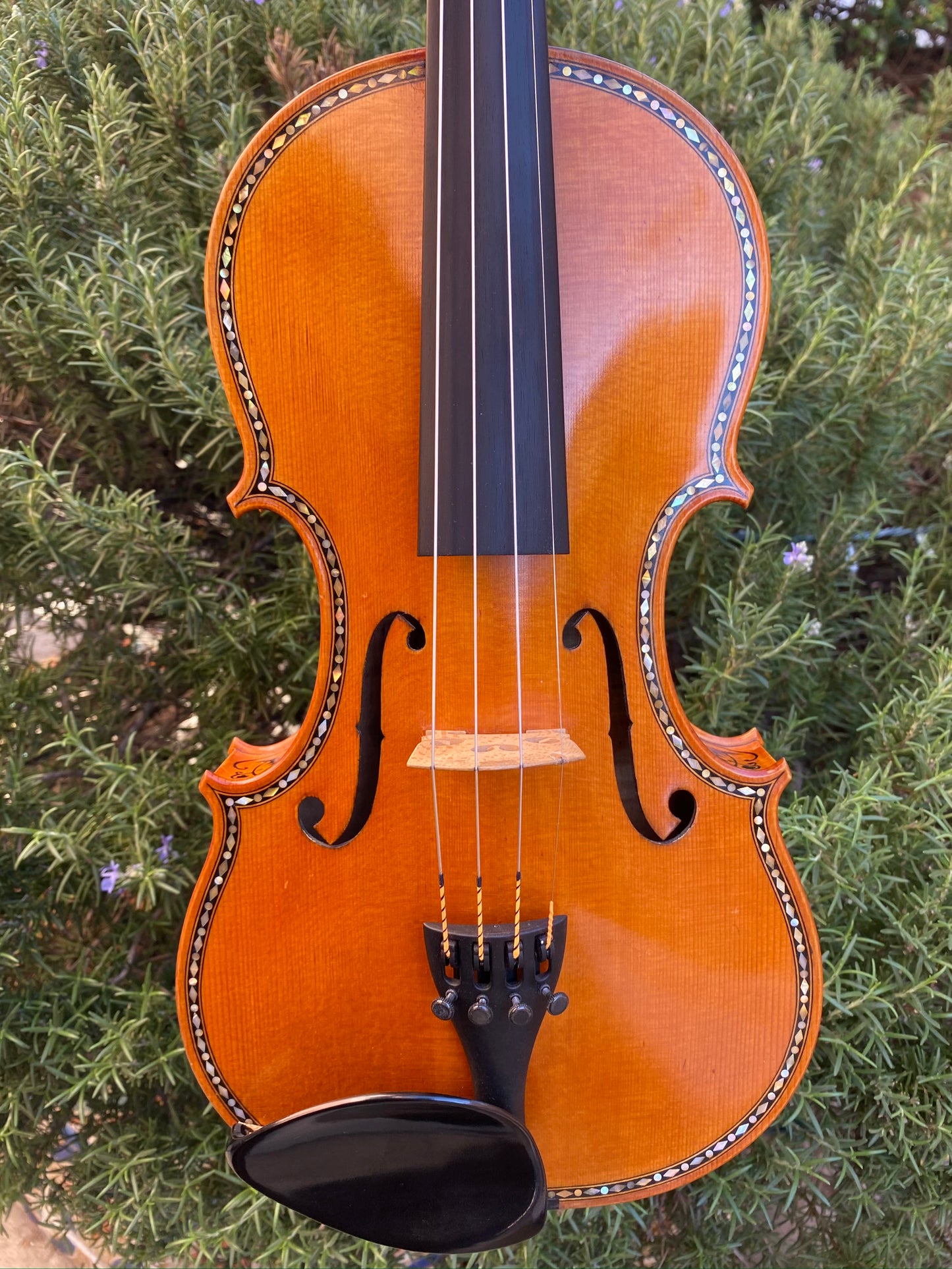 Jose Cabascango inlaid violin, 2000, Flensburg, GERMANY