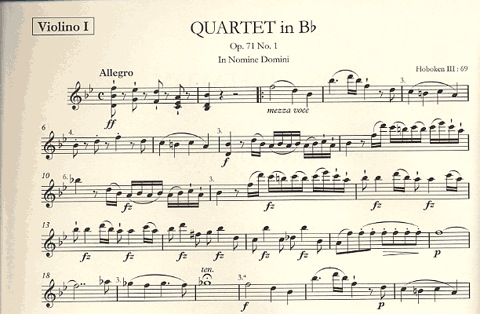 Haydn, F.J.: 6 String Quartets Op.71 and 74, Hoboken III 69-74 (score and parts)