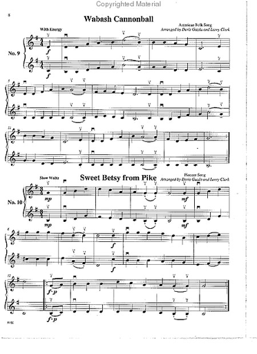 Gazda, Doris: My First Progressive Duets (2 violins)