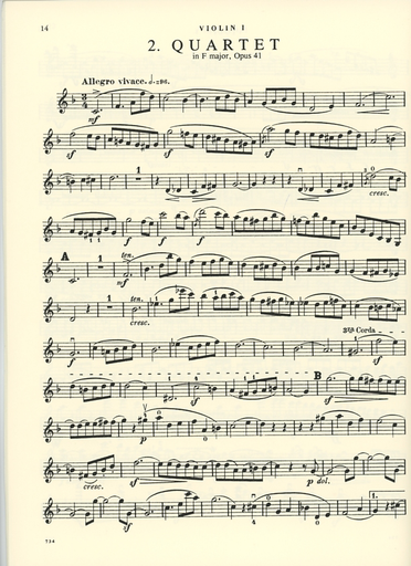 Schumann, Robert: Three Quartets Op.41 (string quartet)
