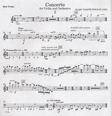 Zwilich, Ellen Taaffe: Violin Concerto (violin & piano)
