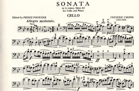 Chopin, F. (Fournier): Sonata in G minor, Op.65 (cello, and piano) IMC