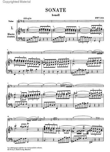 Bach, J.S. (Eppstein, ed.): 6 Sonatas, BWV 1014-1019, urtext (violin and piano)