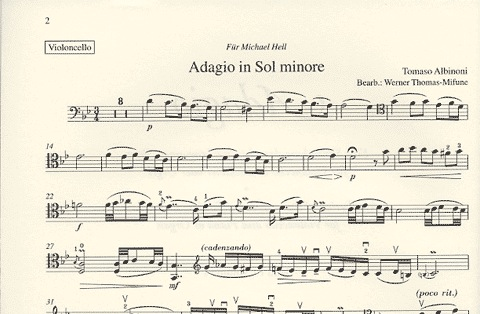 Thomas-Mifune, Werner: Adagio 1-The Most Beautiful Slow Movements (cello & piano)