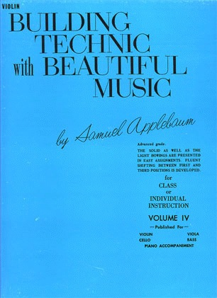 Applebaum, S.: Building Technic with Beautiful Music Vol.4 (violin)