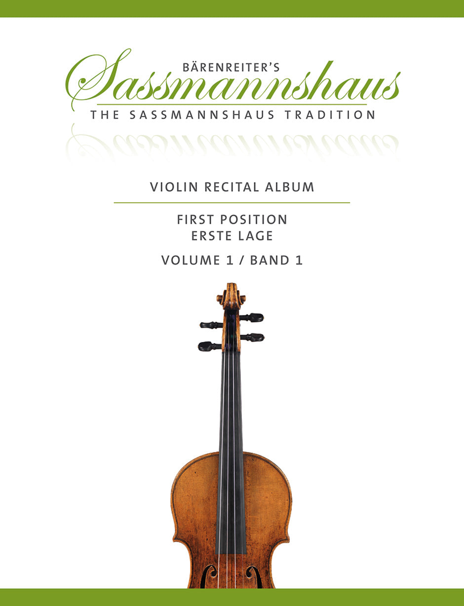Sassmannshaus, Kurt: Violin Recital Album, Book 1 (violin & piano) Barenreiter