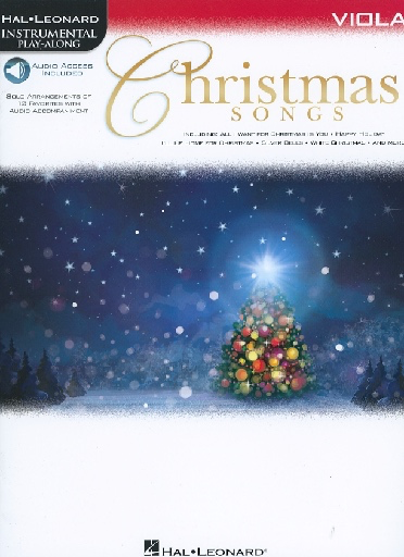 Christmas Songs, Play-Along (viola & internet audio access included)