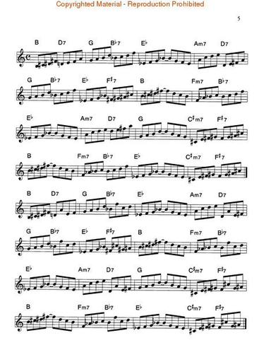 Benson, George: Jazz Etudes Over Classic Jazz Changes - Treble Clef (violin, Chords)