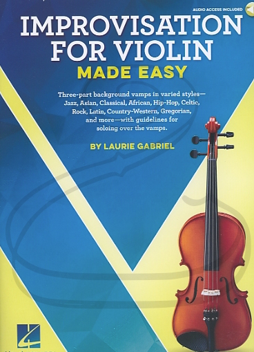 Gabriel: Improvisation for Violin Made Easy (violin w/ audio access) Hal Leonard
