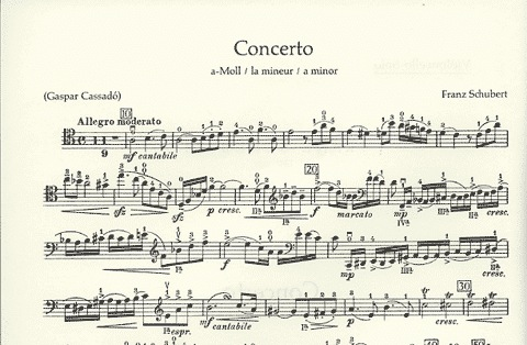 Schubert, F.: Concerto (Cello & Piano)