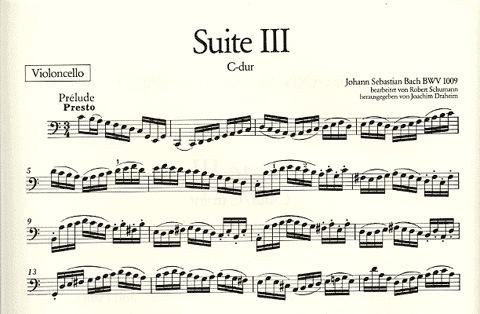 Bach, J.S./Schumann.: Suite No.3 BWV 1009 in C major (cello & piano)