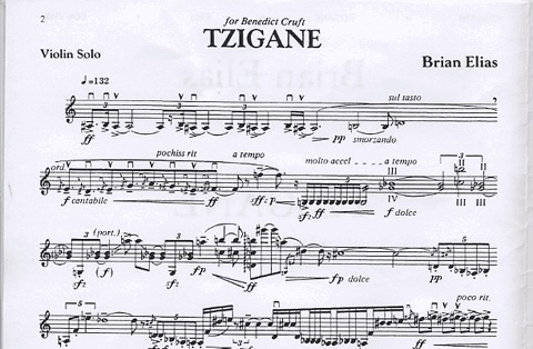 Elias: Tzigane (violin solo)