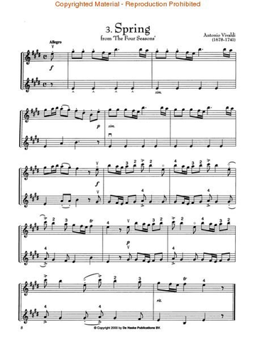 Dezaire, Nico: Classical Duets for Violin (2 Violins)
