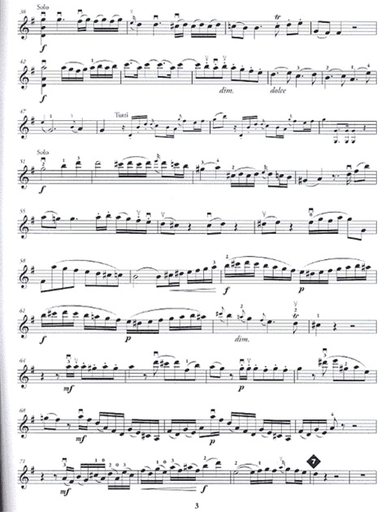 Mozart, W.A.: Violin Concerto #3 KV216 in g (violin & CD accompaniment)