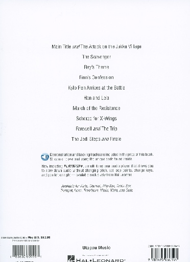 Williams, John: Star Wars The Force Awakens (violin & media access)
